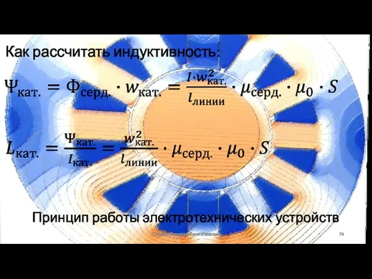 Принцип работы электротехнических устройств Сизякин Алексей Вячеславович Как рассчитать индуктивность: