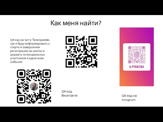 QR-код на чат в Телеграмме, где я буду информировать о старте и