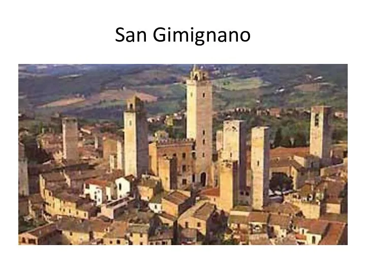 San Gimignano