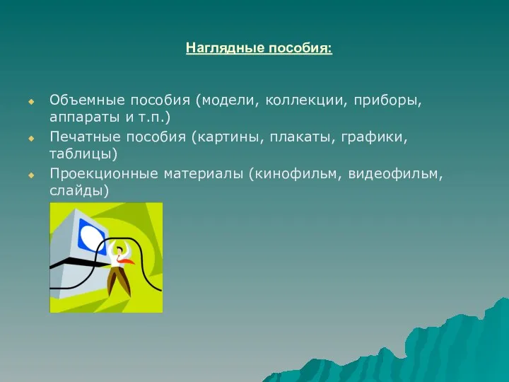 Наглядные пособия: Объемные пособия (модели, коллекции, приборы, аппараты и т.п.) Печатные пособия