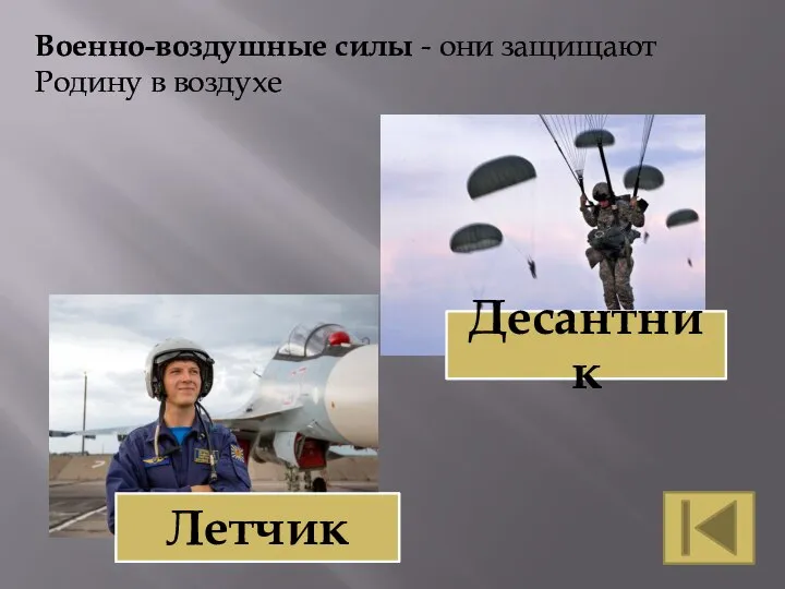 Военно-воздушные силы - они защищают Родину в воздухе