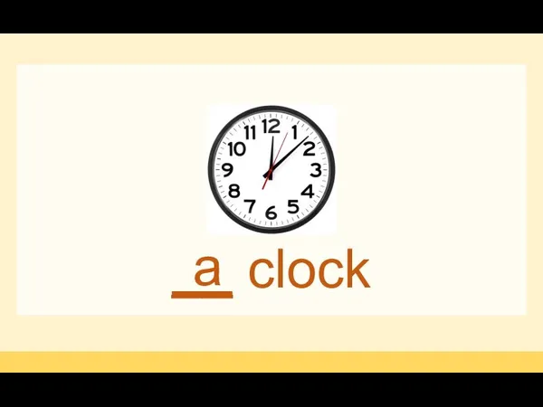__ clock a