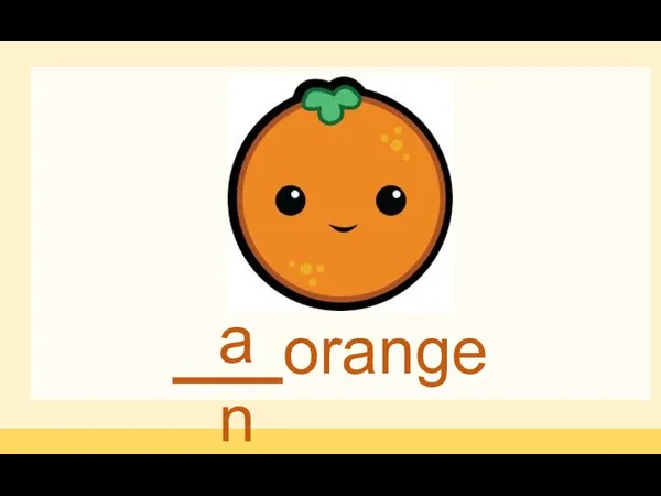 orange an