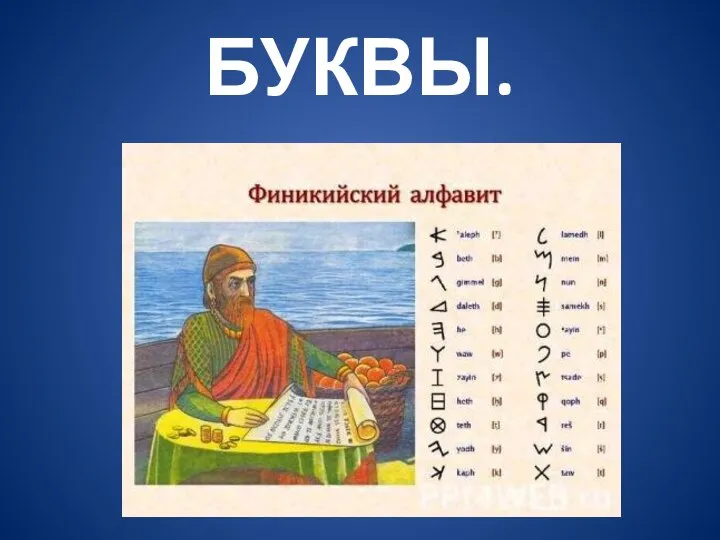 БУКВЫ.