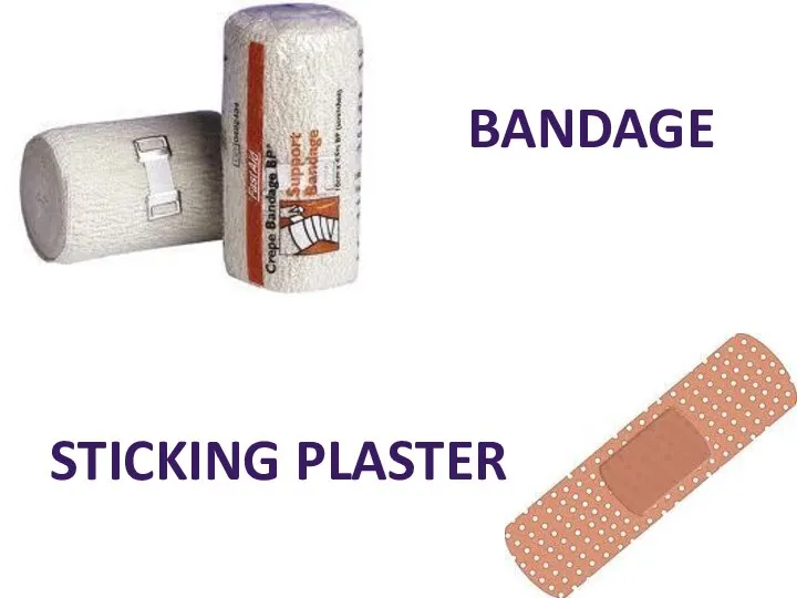 BANDAGE STICKING PLASTER