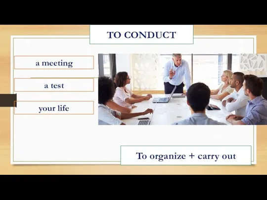 SVEC™ TO CONDUCT a meeting a test your life To organize + carry out