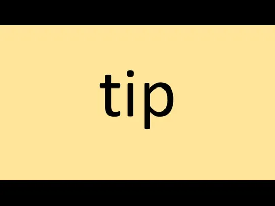 tip