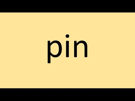 pin