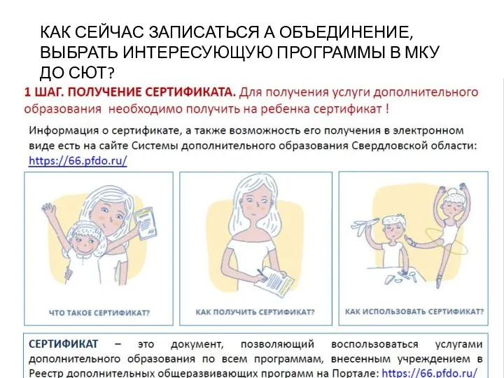 КАК СЕЙЧАС ЗАПИСАТЬСЯ А ОБЪЕДИНЕНИЕ, ВЫБРАТЬ ИНТЕРЕСУЮЩУЮ ПРОГРАММЫ В МКУ ДО СЮТ?