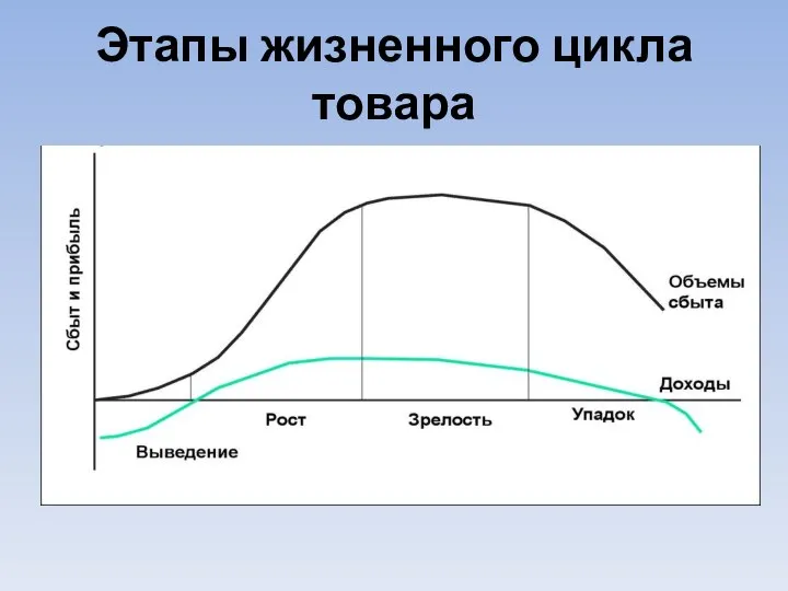 Этапы жизненного цикла товара