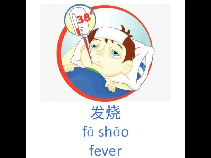 发烧 fā shāo fever