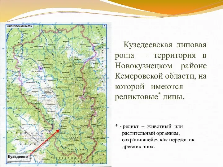 Кузедеевская липовая роща — территория в Новокузнецком районе Кемеровской области, на которой