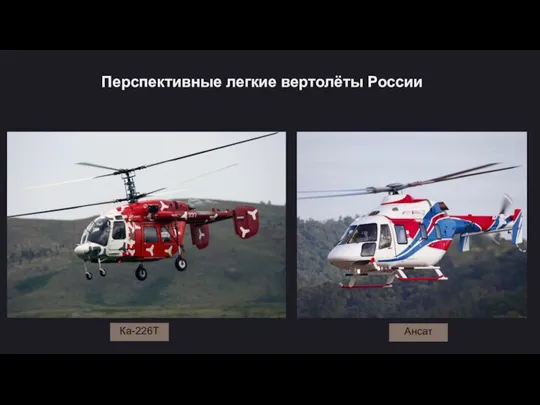 Ка-226Т Перспективные легкие вертолёты России Ансат