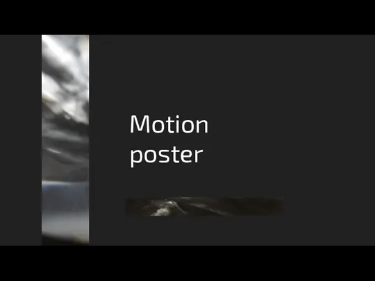 Motion poster