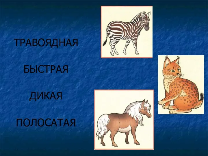 ТРАВОЯДНАЯ БЫСТРАЯ ДИКАЯ ПОЛОСАТАЯ