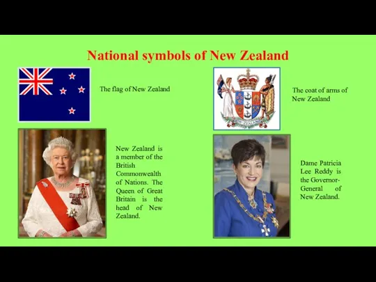 National symbols of New Zealand The flag of New Zealand New Zealand