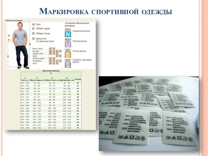 Маркировка спортивной одежды