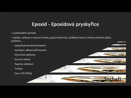 Epoxid - Epoxidová pryskyřice = syntetického původu = lepidla, zalévací a lisovací