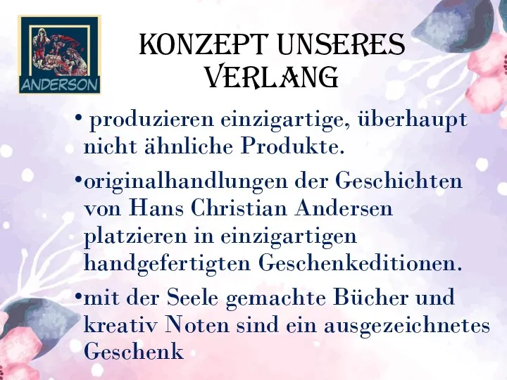 produzieren einzigartige, überhaupt nicht ähnliche Produkte. originalhandlungen der Geschichten von Hans Christian