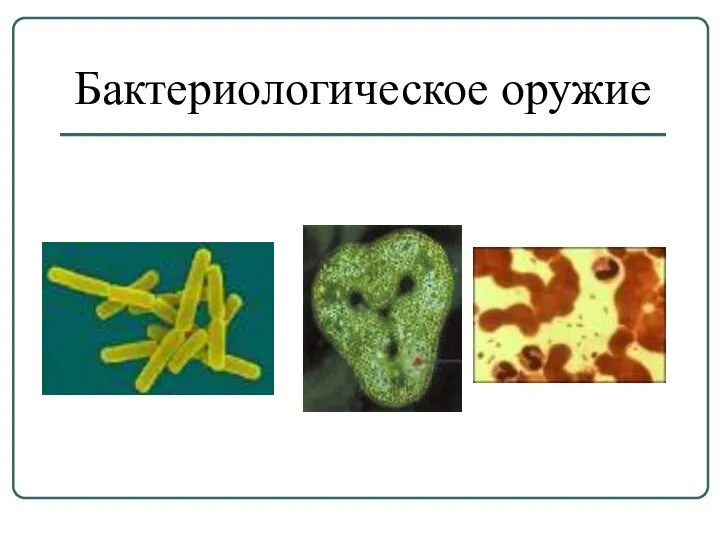 Бактериологическое оружие