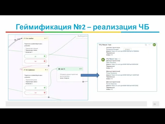 Геймификация №2 – реализация ЧБ