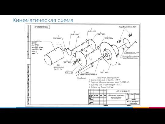 Кинематическая схема