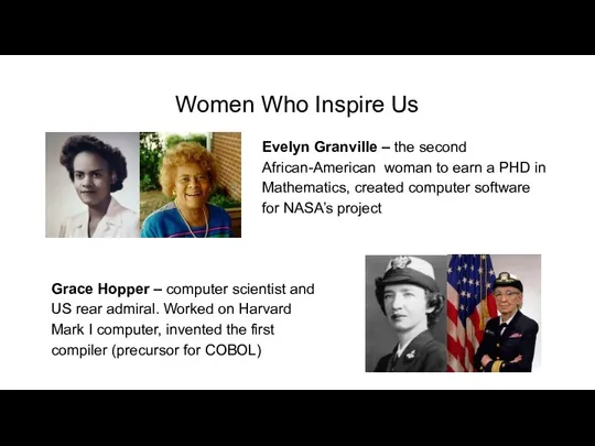 Women Who Inspire Us Evelyn Granville – the second African-American woman to