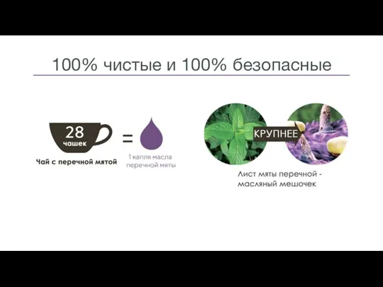 100% чистые и 100% безопасные