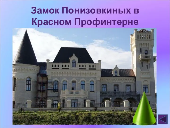 Замок Понизовкиных в Красном Профинтерне