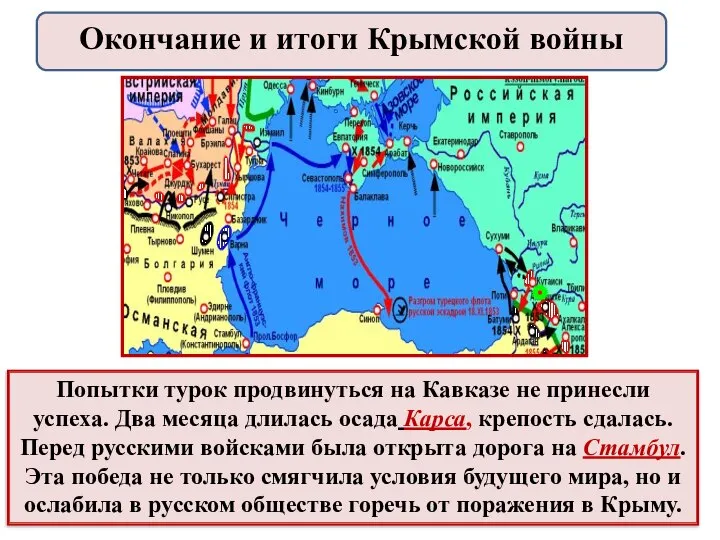 Попытки турок продвинуться на Кавказе не принесли успеха. Два месяца длилась осада