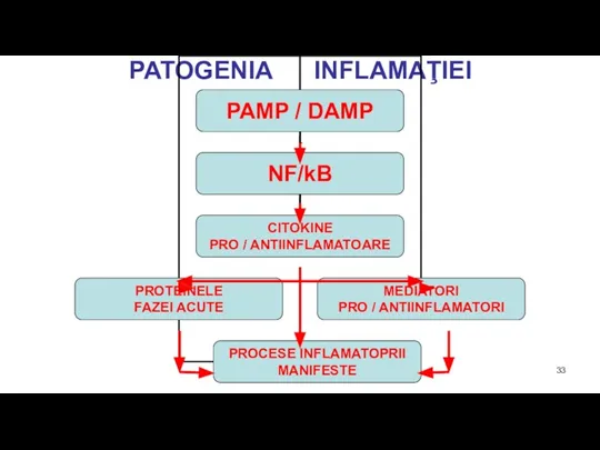 PATOGENIA INFLAMAŢIEI