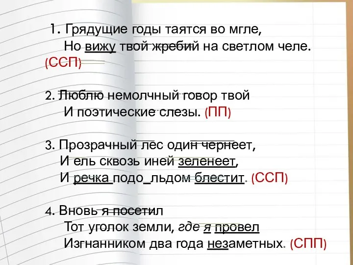 1. Грядущие годы таятся во мгле, Но вижу твой жребий на светлом