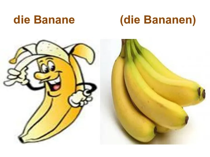 die Banane (die Bananen)
