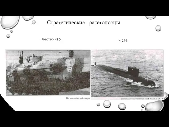 Стратегические ракетоносцы Бестер-480 K-219