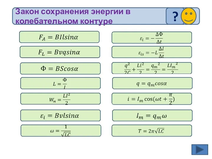 Закон сохранения энергии в колебательном контуре ?