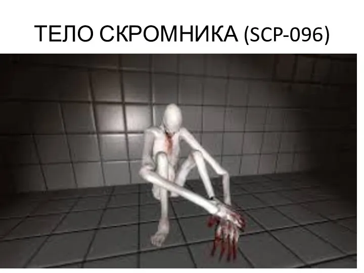 ТЕЛО СКРОМНИКА (SCP-096)