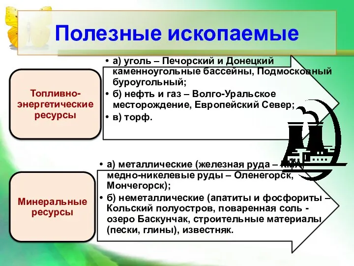 Полезные ископаемые