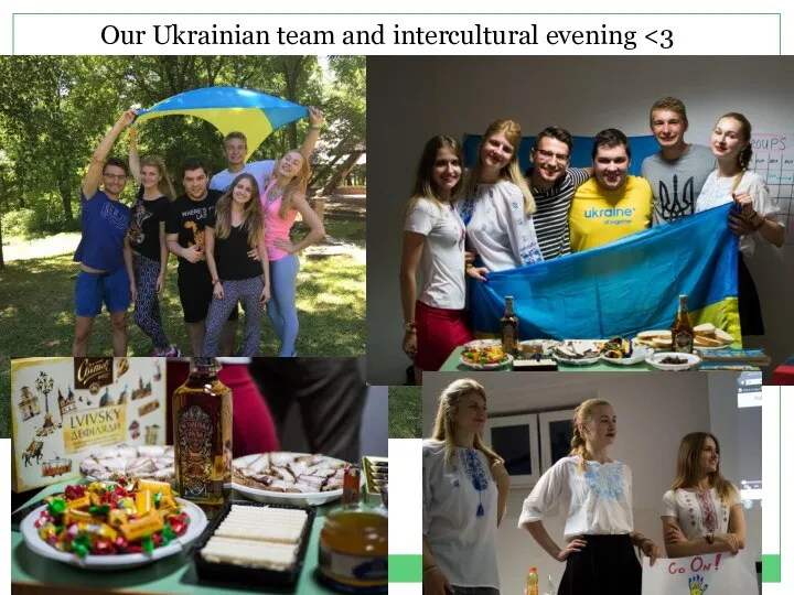 Our Ukrainian team and intercultural evening