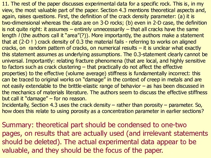 11. The rest of the paper discusses experimental data for a specific