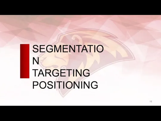 SEGMENTATION TARGETING POSITIONING