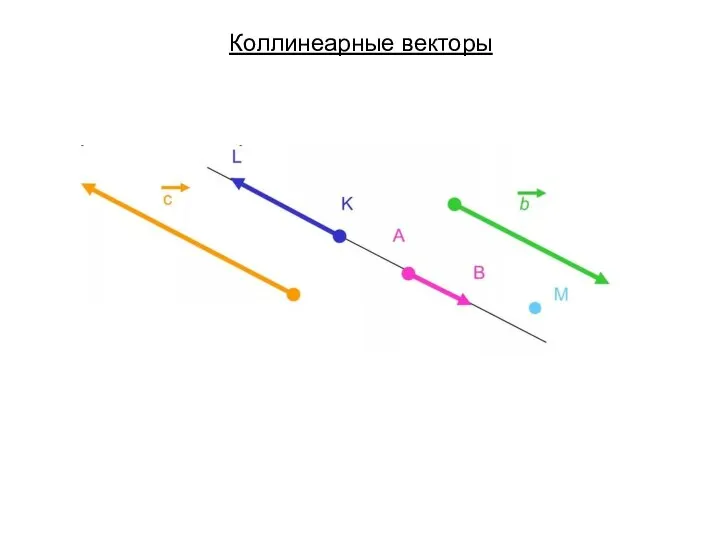 Коллинеарные векторы