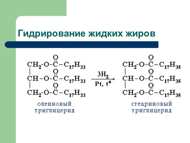 Гидрирование жидких жиров