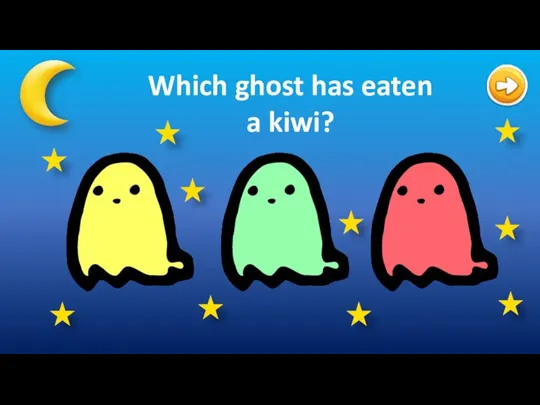 Which ghost has eaten a kiwi?
