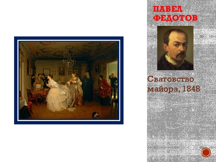 ПАВЕЛ ФЕДОТОВ Сватовство майора, 1848