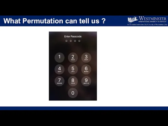 What Permutation can tell us ?