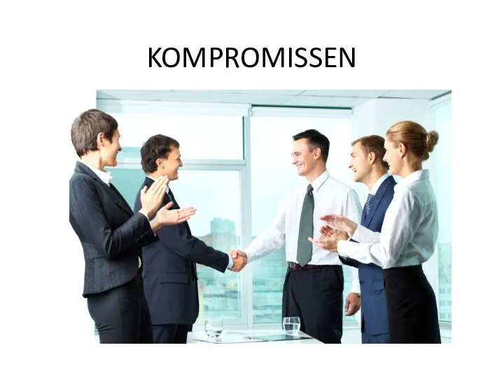 Kompromissen. Компромисс