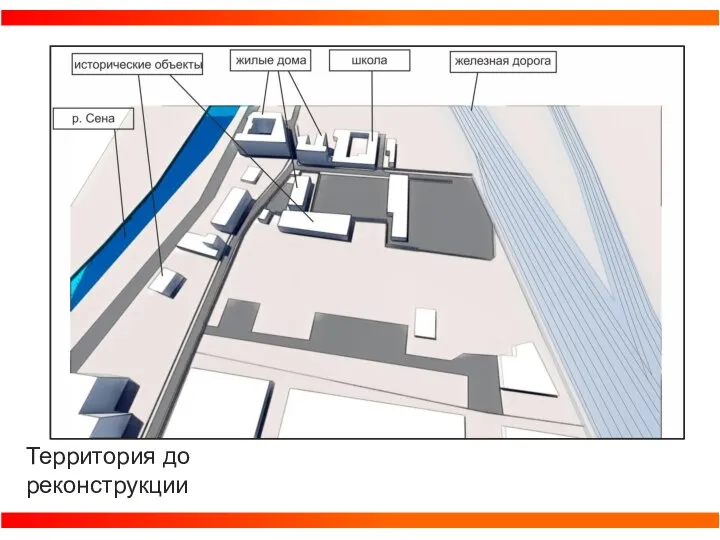 Территория до реконструкции