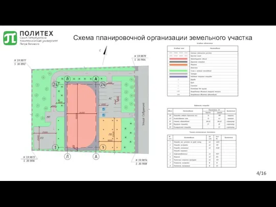 /16 Схема планировочной организации земельного участка