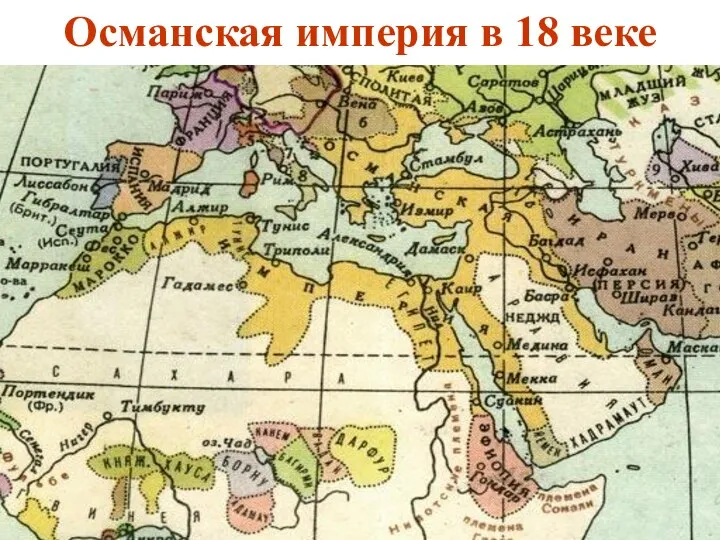 Османская империя в 18 веке
