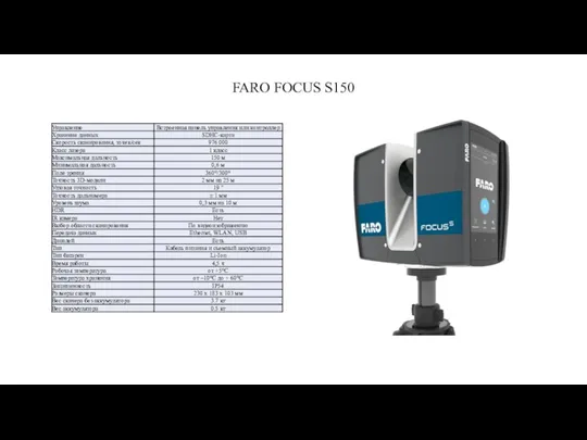 FARO FOCUS S150